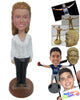 Custom Bobblehead Simple Sophisticated Lady Standing Upright - Leisure & Casual Casual Females Personalized Bobblehead & Cake Topper