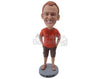 Custom Bobblehead Chill Out Cool Dude In Shorts With Hands In His Pocket - Leisure & Casual Casual Males Personalized Bobblehead & Cake Topper
