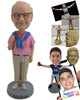 Custom Bobblehead Dashing Gentleman In Bright Coloured Shirt - Leisure & Casual Casual Males Personalized Bobblehead & Cake Topper