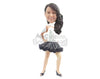 Custom Bobblehead Beautiful Girl Ready To Have A Blast In The Party Wearing A Strapless Dress With High Heels - Leisure & Casual Casual Females Personalized Bobblehead & Cake Topper