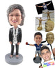 Custom Bobblehead Gorgeous Female A Jacket, Trendy Pants Pant Formal Shoes - Leisure & Casual Casual Females Personalized Bobblehead & Cake Topper