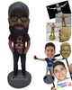 Custom Bobblehead Fashionable Boy Wearing A Cool Shirt, Jeans With Casual Shoes On And Both Hands In The Pockets - Leisure & Casual Casual Males Personalized Bobblehead & Cake Topper