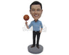 Custom Bobblehead Fashionable Boy Showing Off His Skills And Wearing A Shirt And Trendy Pants With Formal Shoes - Leisure & Casual Casual Males Personalized Bobblehead & Cake Topper