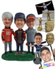 Custom Bobblehead Great friends Trio meeting on a cold day - Leisure & Casual Casual Males Personalized Bobblehead & Action Figure