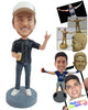 Custom Bobblehead nice rock fan male with a beer having a good time - Leisure & Casual Casual Males Personalized Bobblehead & Action Figure