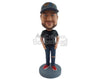 Custom Bobblehead Handsome dude wearing t-shirt and ripped jeans and fashonable shoes - Leisure & Casual Casual Males Personalized Bobblehead & Action Figure