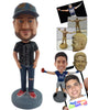 Custom Bobblehead Handsome dude wearing t-shirt and ripped jeans and fashonable shoes - Leisure & Casual Casual Males Personalized Bobblehead & Action Figure