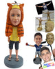 Custom Bobblehead Relaxed dude having a good day wearing sandals and cargo shorts - Leisure & Casual Casual Males Personalized Bobblehead & Action Figure