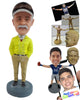 Custom Bobblehead Fashionable man with a beautiful scarf with both hands inside pockets - Leisure & Casual Casual Males Personalized Bobblehead & Action Figure