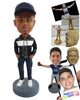 Custom Bobblehead Fancy looking dude wearing a cool hoodie, pants and nice shoes - Leisure & Casual Casual Males Personalized Bobblehead & Action Figure