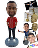 Custom Bobblehead Cool guy wearing nice casual outfit with both hands inside pocket - Leisure & Casual Casual Males Personalized Bobblehead & Action Figure
