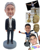 Custom Bobblehead Elegant business man wearing fancy clothing - Leisure & Casual Casual Males Personalized Bobblehead & Action Figure