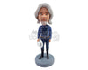 Custom Bobblehead Old Confedarate army officer holdng his hat in one hand - Leisure & Casual Casual Males Personalized Bobblehead & Action Figure