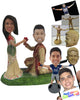Custom Bobblehead Indian Traditional Wedding Proposal - Wedding & Couples Couple Personalized Bobblehead & Cake Topper