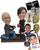 Custom Bobblehead Perfect Wedding Proposal With Man On One Knee - Wedding & Couples Couple Personalized Bobblehead & Cake Topper