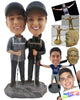 Custom Bobblehead Hiking Outdoor Couple - Wedding & Couples Couple Personalized Bobblehead & Cake Topper