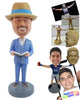 Custom Bobblehead Trendy looking officiant wearing nice colorfull suit - Wedding & Couples Priests & Officiants Personalized Bobblehead & Action Figure