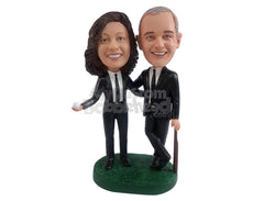 Custom couple bobblehead from MyCustomBobblehead