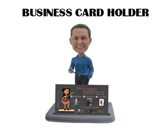 Sticker Plate, Label & Logo (Printed Decals - Not Engraved), Engraving, Business Card Holder, Pen Holder, Base Texture, Base Shape - Addon Options Personalized Bobblehead & Cake Topper