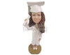 Custom Bobblehead Graduated Girl Having Some Clicks Wearing A Gown And Holding Certificate In Her Hand - Careers & Professionals Graduates Personalized Bobblehead & Cake Topper