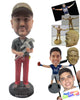 Custom Bobblehead Stylish Engineer In His Outfit Holding Engineering Equipment In Hand - Careers & Professionals Architects & Engineers Personalized Bobblehead & Cake Topper