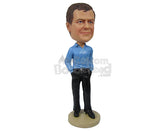 Custom Bobblehead Businessman Wearing Formal Attire - Careers & Professionals Corporate & Executives Personalized Bobblehead & Cake Topper