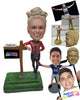 Custom Bobblehead Female Real Estate Agent Wearing Stylish Jacket And Jeans - Careers & Professionals Corporate & Executives Personalized Bobblehead & Cake Topper
