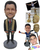 Custom Bobblehead Male Political Leader Wearing Formal Dress With Shawl Around His Neck - Careers & Professionals Personalities Personalized Bobblehead & Cake Topper