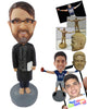 Custom Bobblehead Cultural Man Ready To Preach - Careers & Professionals Teachers Personalized Bobblehead & Cake Topper