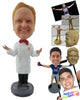 Custom Bobblehead Chef Wearing His Regular Uniform - Careers & Professionals Chefs Personalized Bobblehead & Cake Topper