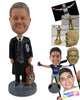Custom Bobblehead Fancy Guitar Player Ready to Rock and Roll - Careers & Professionals Musicians Personalized Bobblehead & Cake Topper