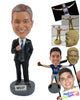 Custom Bobblehead Executive Wearing A Fancy Suit - Careers & Professionals Corporate & Executives Personalized Bobblehead & Cake Topper