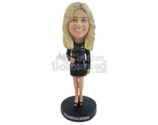 Custom Bobblehead Healthcare Advisor Dressed Very Smartly - Careers & Professionals Medical Doctors Personalized Bobblehead & Cake Topper