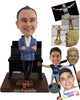 Custom Bobblehead Professional Sound manager wearing nice suit and elegant shoes with arms crossed - Careers & Professionals Musicians Personalized Bobblehead & Action Figure