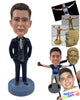 Custom Bobblehead Awesome looking lawyer ready to have a big win - Careers & Professionals Lawyers Personalized Bobblehead & Action Figure