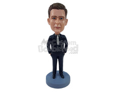 Custom Bobblehead Awesome looking lawyer ready to have a big win - Careers & Professionals Lawyers Personalized Bobblehead & Action Figure