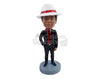 Custom Bobblehead Well suit up man wearing fashonable suit - Careers & Professionals Musicians Personalized Bobblehead & Action Figure