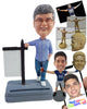 Custom Bobblehead Good looking realtor sales agent wearing nice shirt - Careers & Professionals Real Estate Agents Personalized Bobblehead & Action Figure