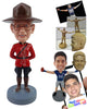 Custom Bobblehead Nice looking officer wearing tradtional clothes - Careers & Professionals Arms Forces Personalized Bobblehead & Action Figure