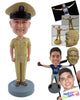 Custom Bobblehead Arms forces male officer standing in duty - Careers & Professionals Arms Forces Personalized Bobblehead & Action Figure