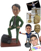 Custom Bobblehead Corporate Dude In Elegant Jacket And Pants - Careers & Professionals Corporate & Executives Personalized Bobblehead & Cake Topper