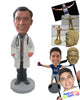 Custom Bobblehead Doctor With Both Hands In Pockets - Careers & Professionals Medical Doctors Personalized Bobblehead & Cake Topper