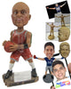 Custom Bobblehead Tall & Strong Basketball Player Looking For Space To Pass - Sports & Hobbies Basketball Personalized Bobblehead & Cake Topper
