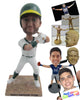 Custom Bobblehead Male Baseball Player Looking To Hit The Ball As Far As He Can - Sports & Hobbies Baseball & Softball Personalized Bobblehead & Cake Topper