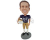 Custom Bobblehead Male Football Player Posing Moment Before The Match - Sports & Hobbies Football Personalized Bobblehead & Cake Topper