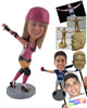 Custom Bobblehead Sexy Female Roller Derby Skating Like A Pro - Sports & Hobbies Dancing Personalized Bobblehead & Cake Topper