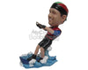 Custom Bobblehead Cool Water Surfer Dude Enjoying The Sport - Sports & Hobbies Surfing & Water Sports Personalized Bobblehead & Cake Topper
