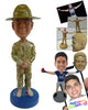 Custom Bobblehead Hunter Blending Himself With The Environment - Sports & Hobbies Hunting & Outdoors Personalized Bobblehead & Cake Topper