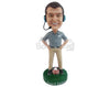 Custom Bobblehead Football coach anxious for his team to win - Sports & Hobbies Coaching & Refereeing Personalized Bobblehead & Action Figure