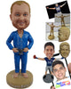 Custom Bobblehead Judo expert wearing a judogi outfit ready to fight - Sports & Hobbies Boxing & Martial Arts Personalized Bobblehead & Action Figure